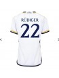 Billige Real Madrid Antonio Rudiger #22 Hjemmedrakt Dame 2023-24 Kortermet